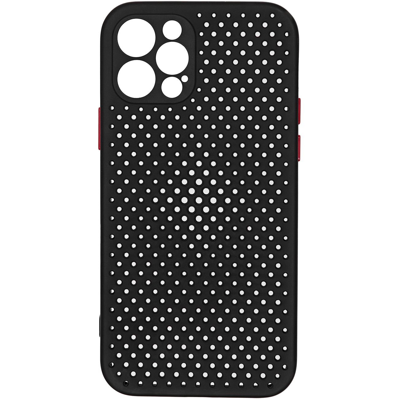 фото Чехол carmega для iphone 12 pro dot black (car-sc-ip12prdtbk)