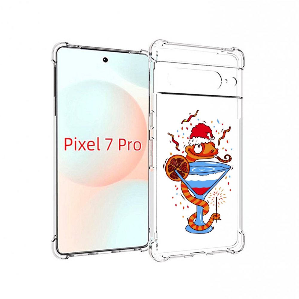 

Чехол Mypads Змейка Для Google Pixel 7 Pro, Прозрачный, Tocco