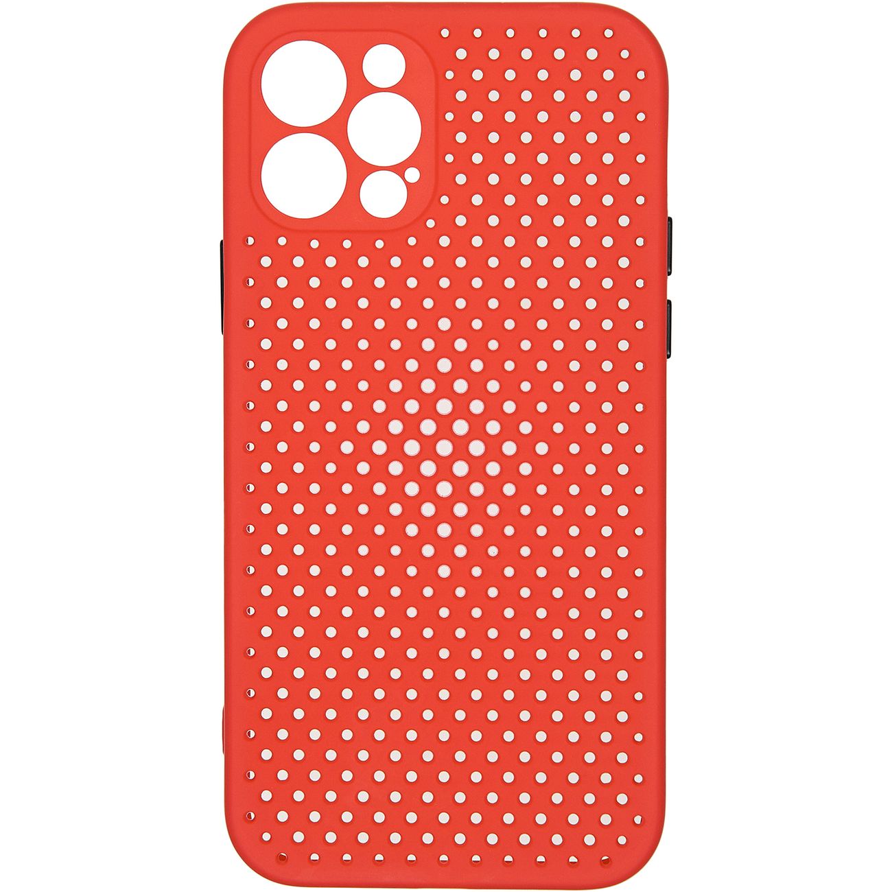 фото Чехол carmega для iphone 12 pro dot red (car-sc-ip12prdtrd)