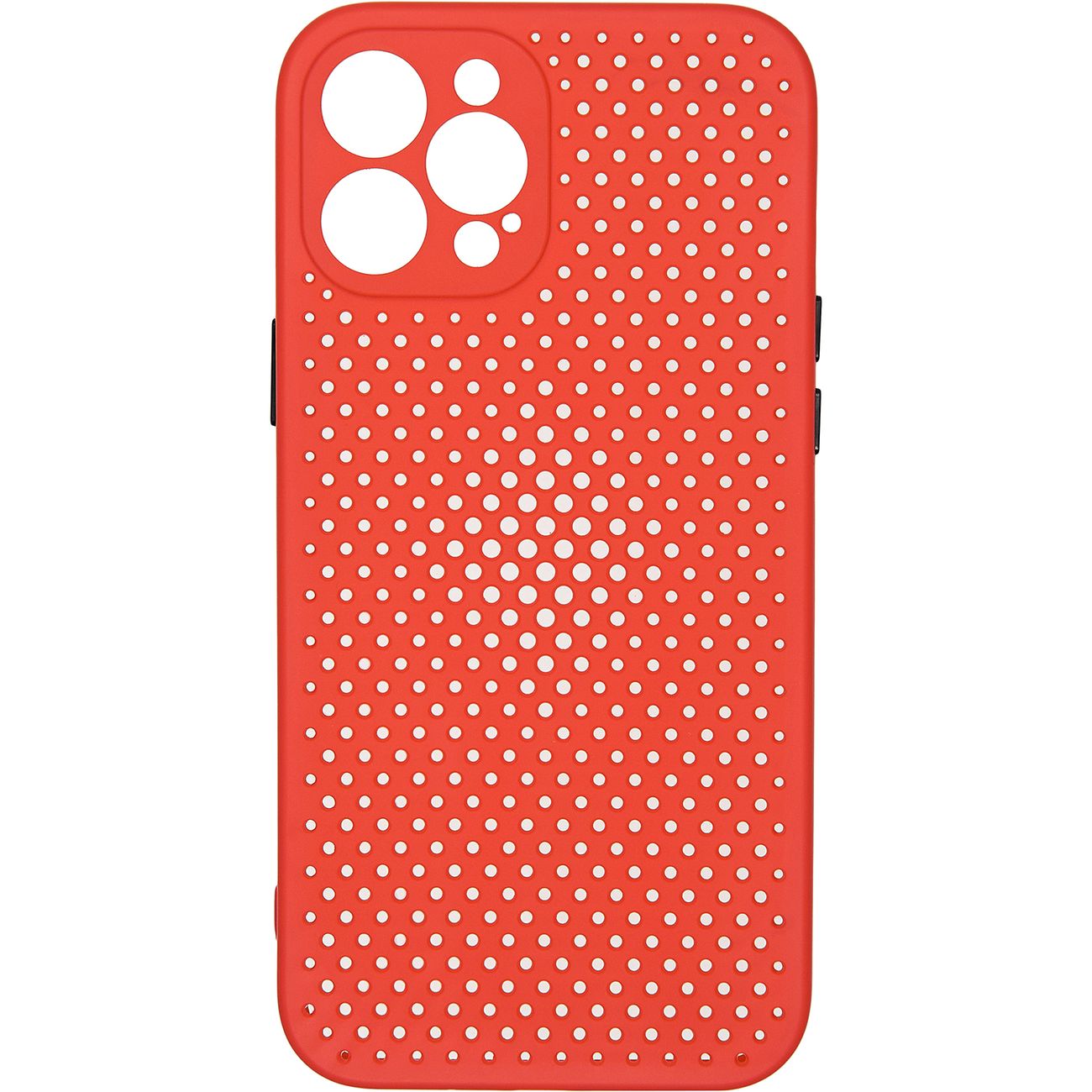 фото Чехол carmega для iphone 12 pro max dot red (car-sc-ip12prmdrd)