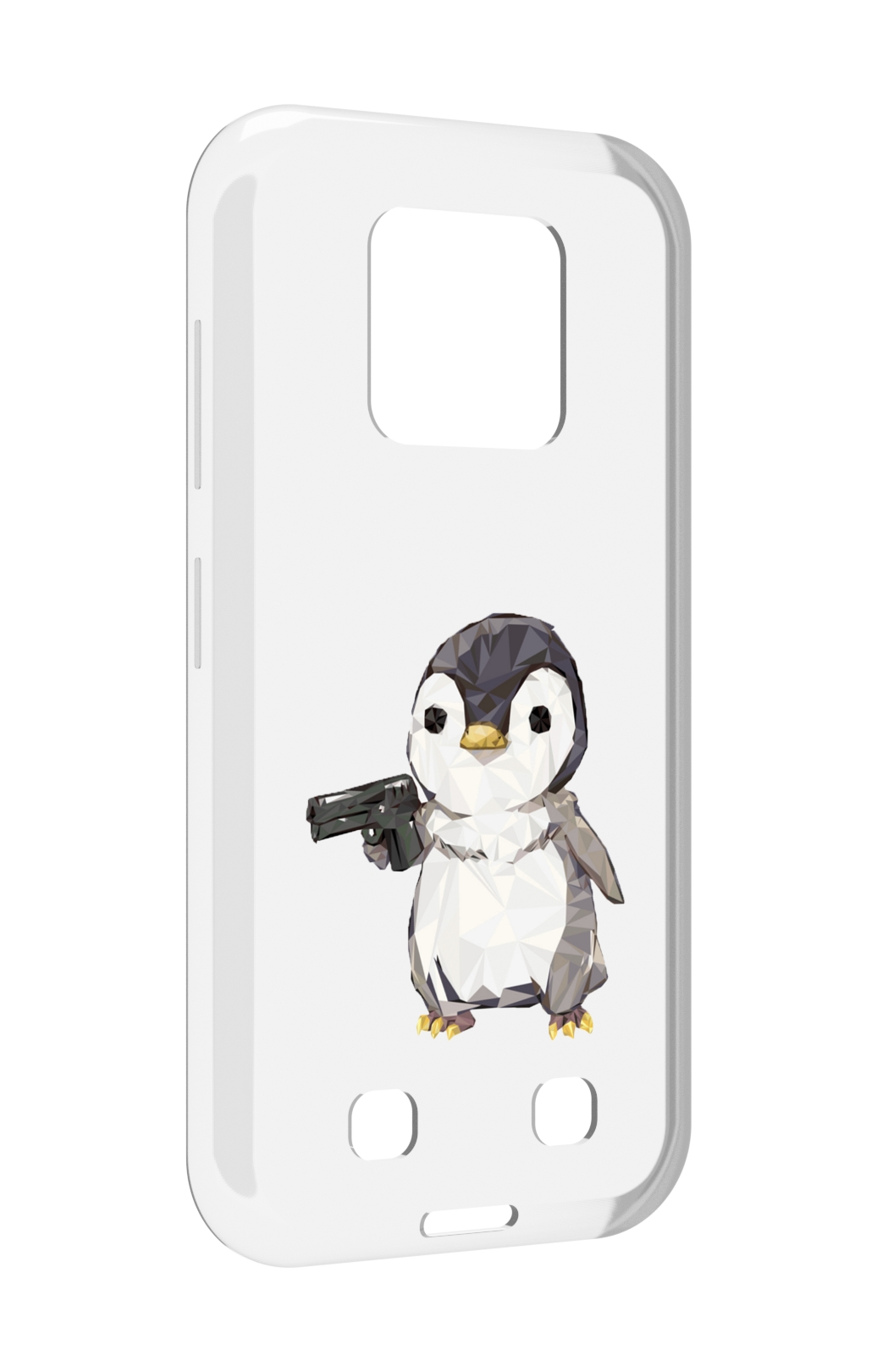 

Чехол MyPads Пингвин детский для Oukitel WP18, Прозрачный, Tocco