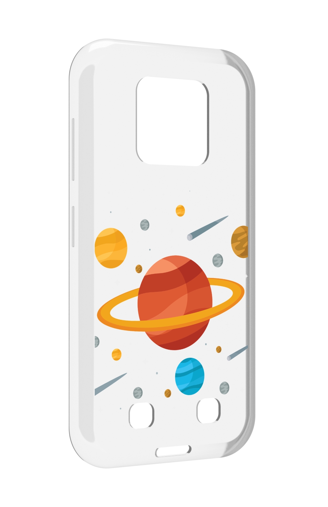 

Чехол MyPads Планета-Сатурн для Oukitel WP18, Прозрачный, Tocco