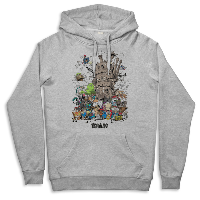 

Худи женское Dream Shirts 203-ghibli-hud-1 серое 50 RU, 203-ghibli-hud-1