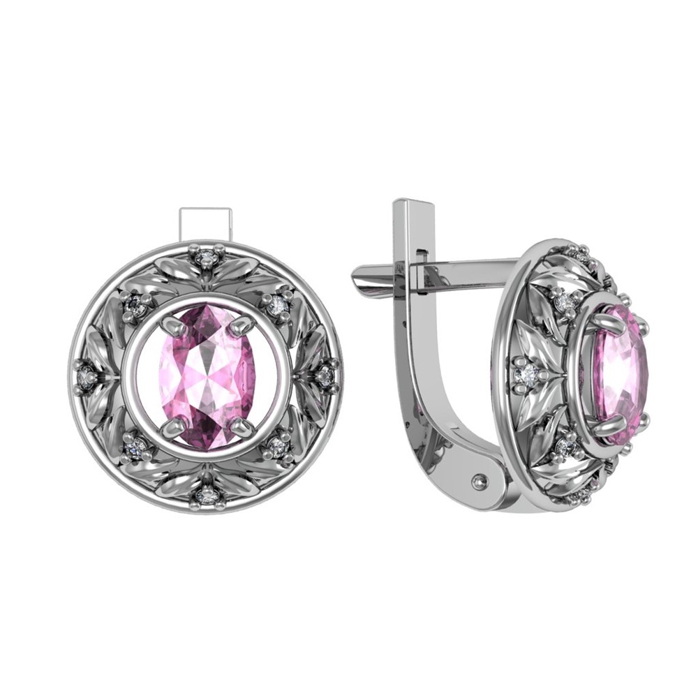 

Серьги из серебра с фианитом ПРИВОЛЖСКИЙ ЮВЕЛИР 301546-FA11FA46, 301546-FA11FA46