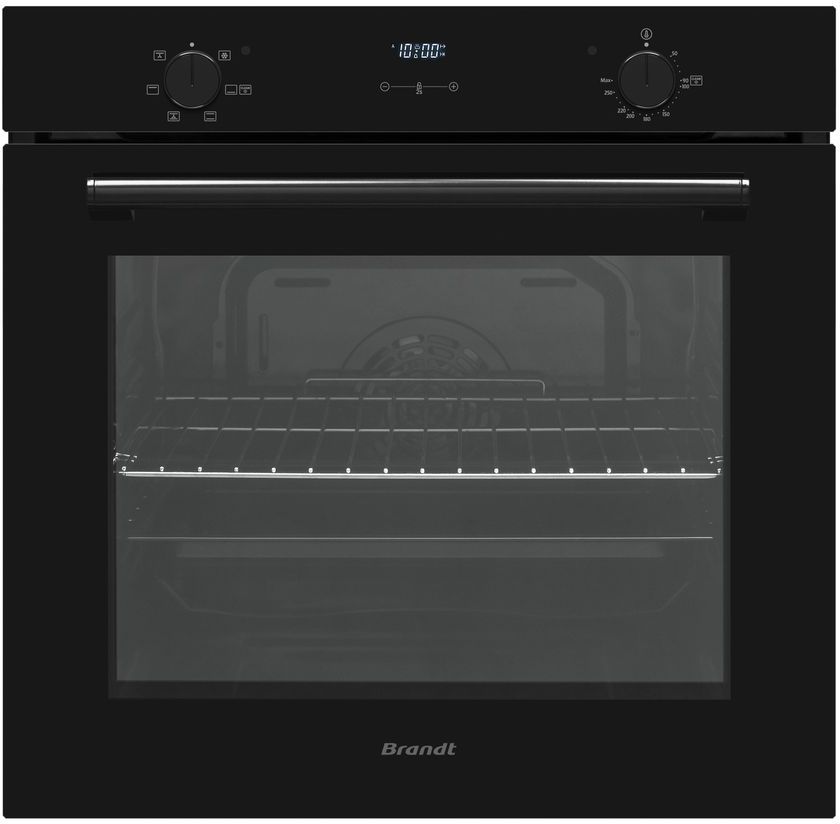 

Встраиваемый электрический духовой шкаф Brandt BOH1222BB черный, BOH1222BB