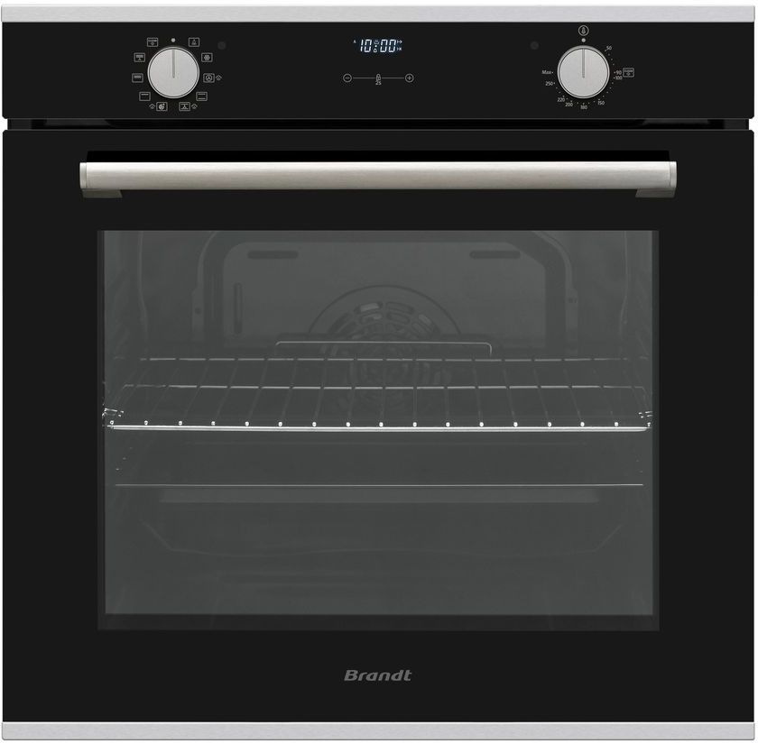 

Встраиваемый электрический духовой шкаф Brandt BOH1224X черный, BOH1224X