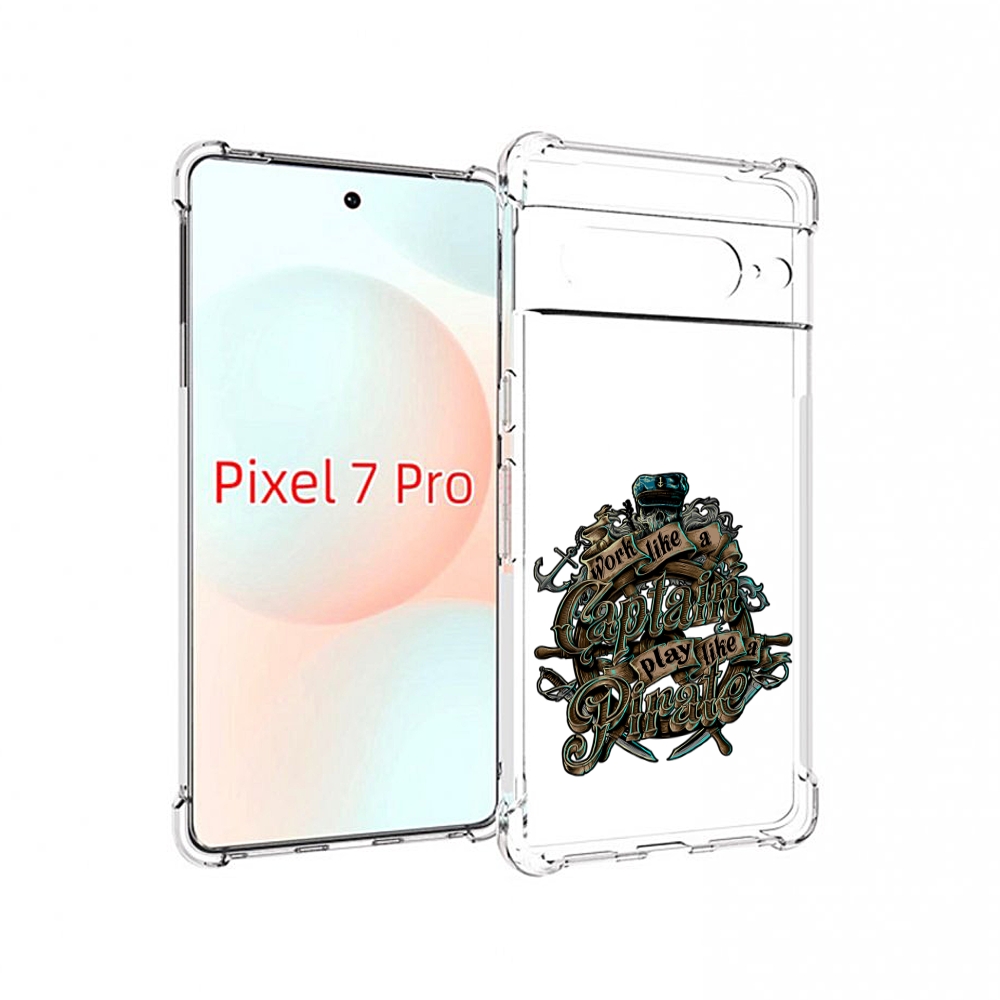 

Чехол Mypads Капитан Пиратов Для Google Pixel 7 Pro, Прозрачный, Tocco