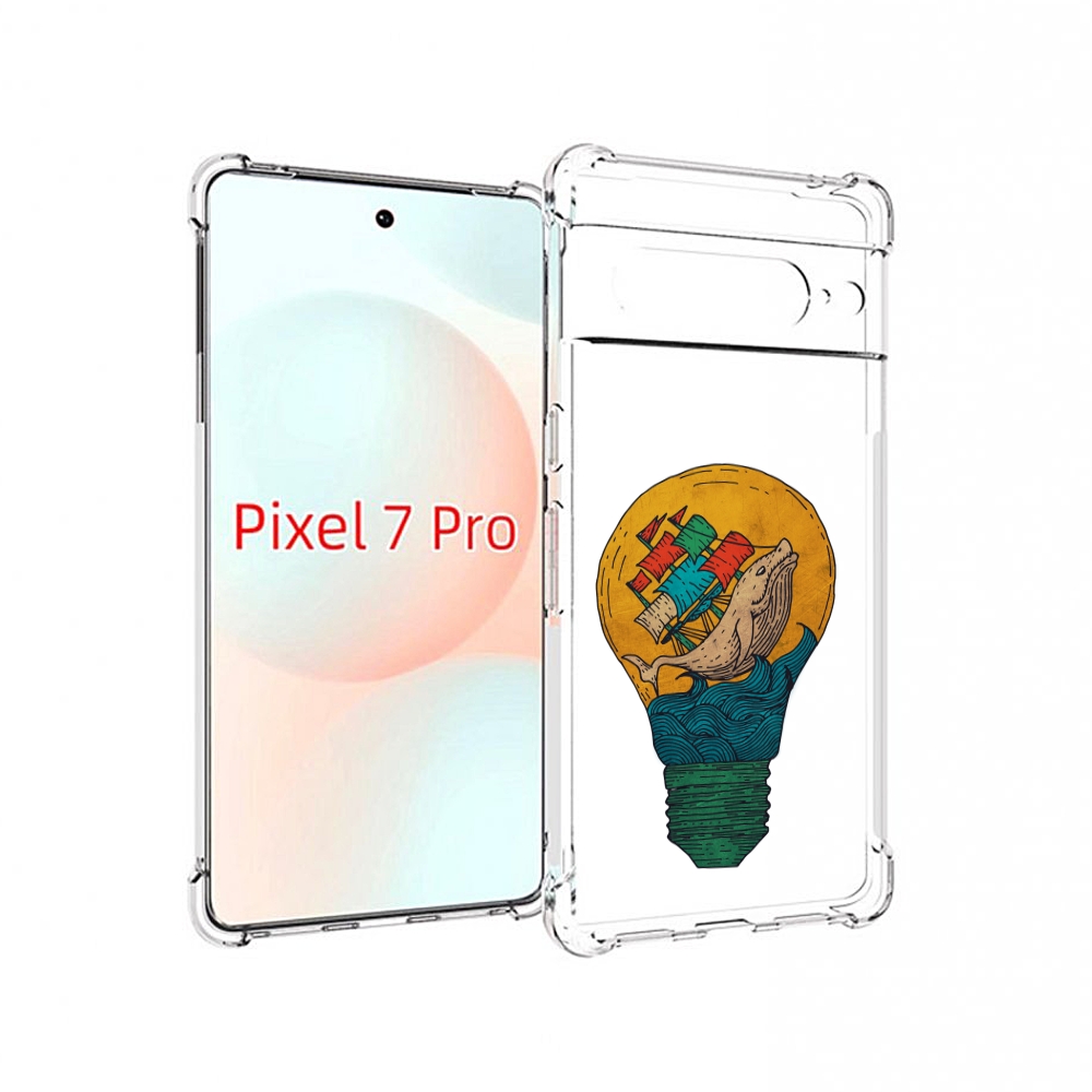 

Чехол Mypads Кит В Лампочке С Парусами Для Google Pixel 7 Pro, Прозрачный, Tocco