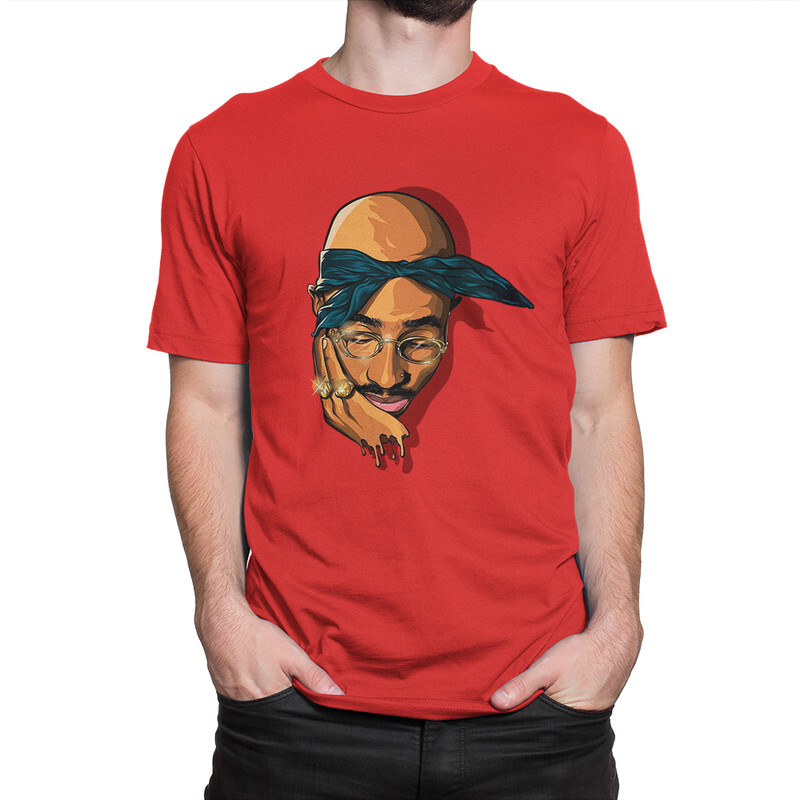 фото Футболка мужская dream shirts тупак шакур - tupac 33022222 красная s