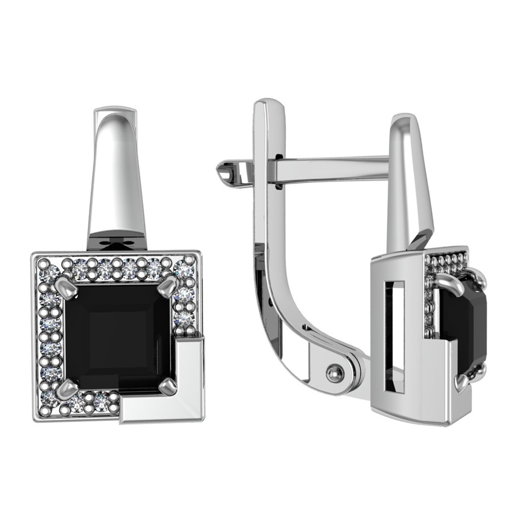

Серьги из серебра с фианитом ПРИВОЛЖСКИЙ ЮВЕЛИР 301602-FA11FA73, 301602-FA11FA73