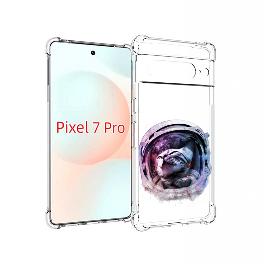 

Чехол Mypads Кот В Шлеме Для Google Pixel 7 Pro, Прозрачный, Tocco