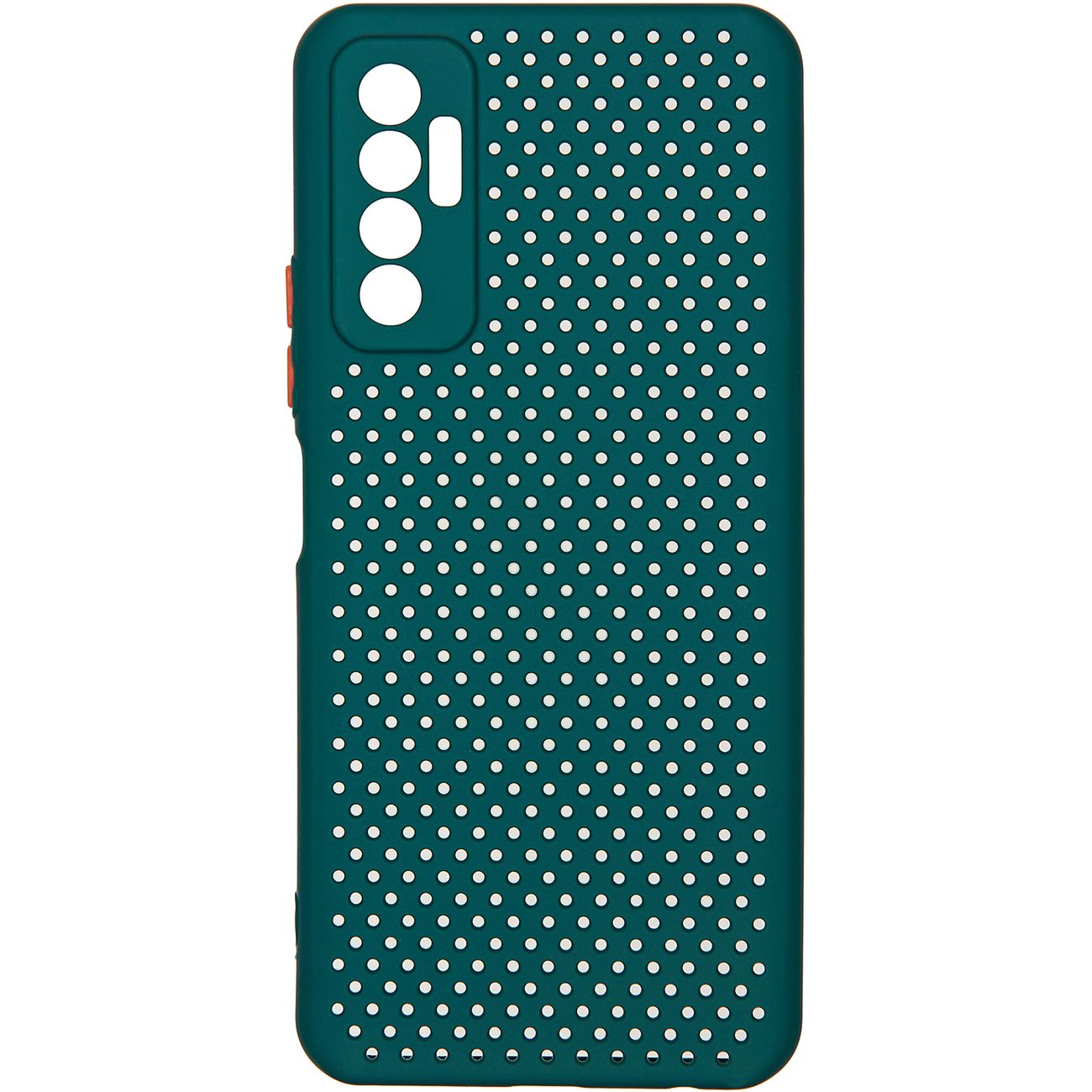 фото Чехол carmega для tecno camon 17 pro dot green (car-sc-tccm17pdtgn)