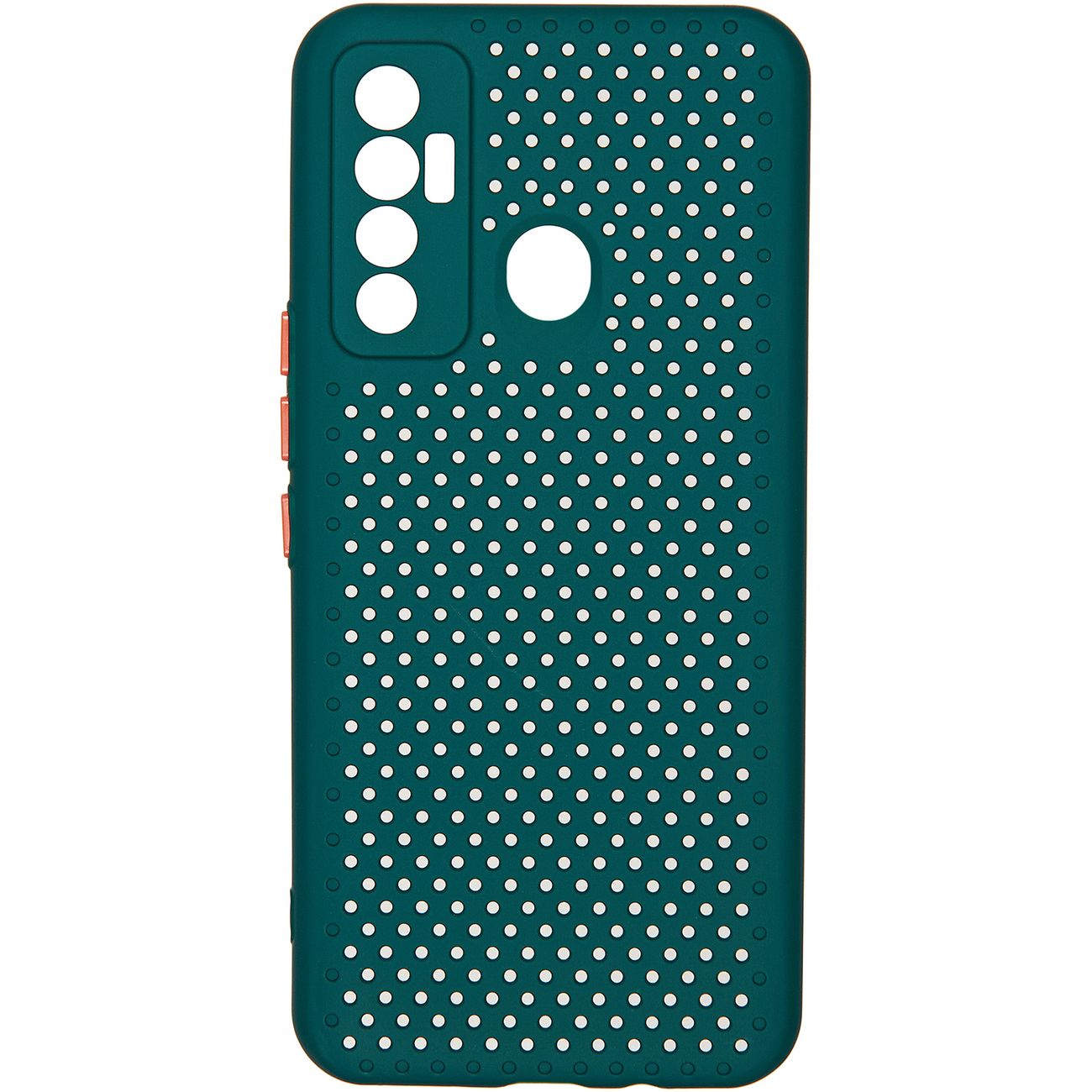 фото Чехол carmega для tecno camon 17 dot green (car-sc-tccm17dtgn)