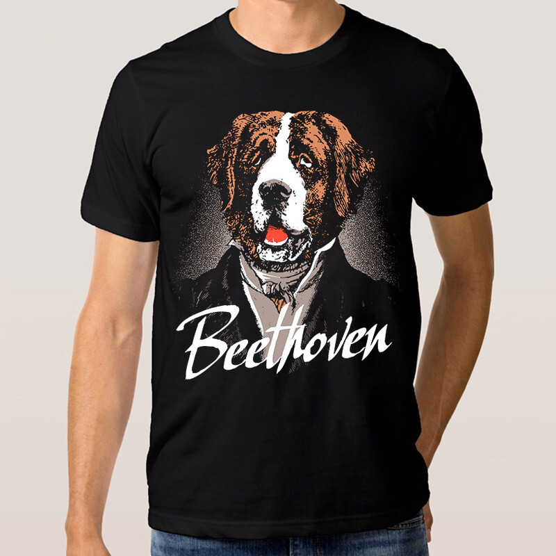 

Футболка мужская Dream Shirts Бетховен 33024222 черная M, Бетховен 33024222