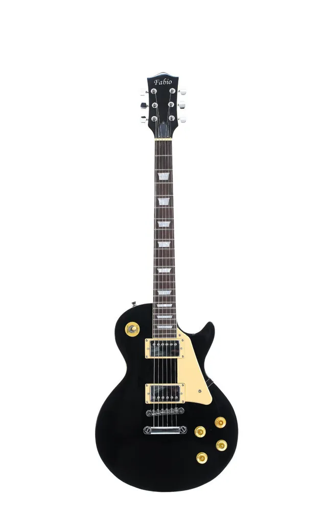 Электрогитара Les Paul ( H+H, 2V+2T)  Fabio Black