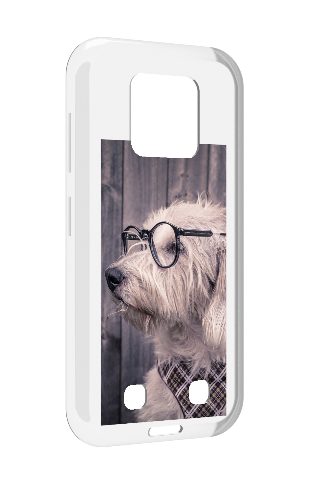 

Чехол MyPads Собака-в-очках для Oukitel WP18, Прозрачный, Tocco