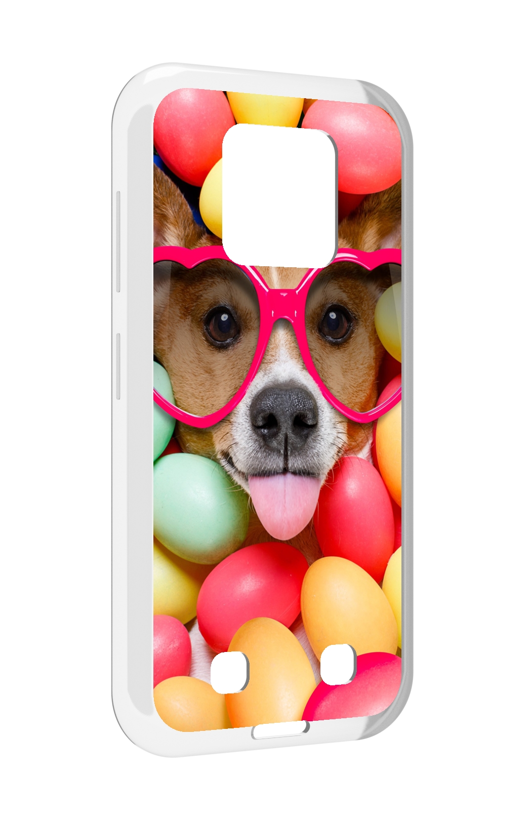 

Чехол MyPads Собака-в-яйцах для Oukitel WP18, Прозрачный, Tocco