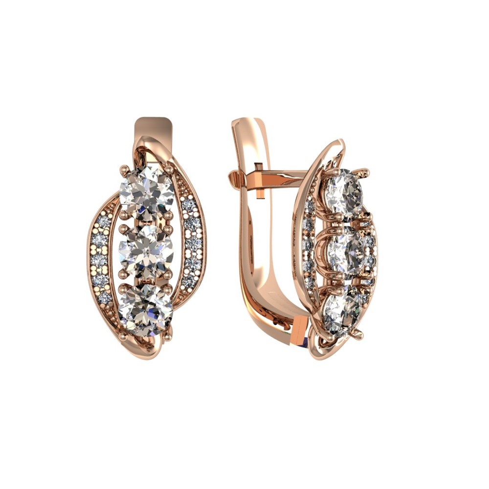 

Серьги из серебра с фианитом ПРИВОЛЖСКИЙ ЮВЕЛИР 302116-FA11FA75, 302116-FA11FA75