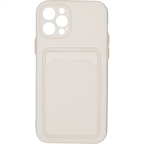 фото Чехол carmega для iphone 12 pro card white