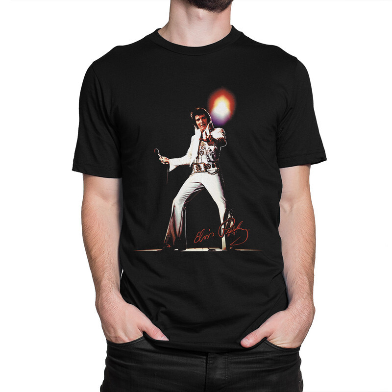 

Футболка мужская Dream Shirts Элвис Пресли 331144222 черная S, Элвис Пресли 331144222
