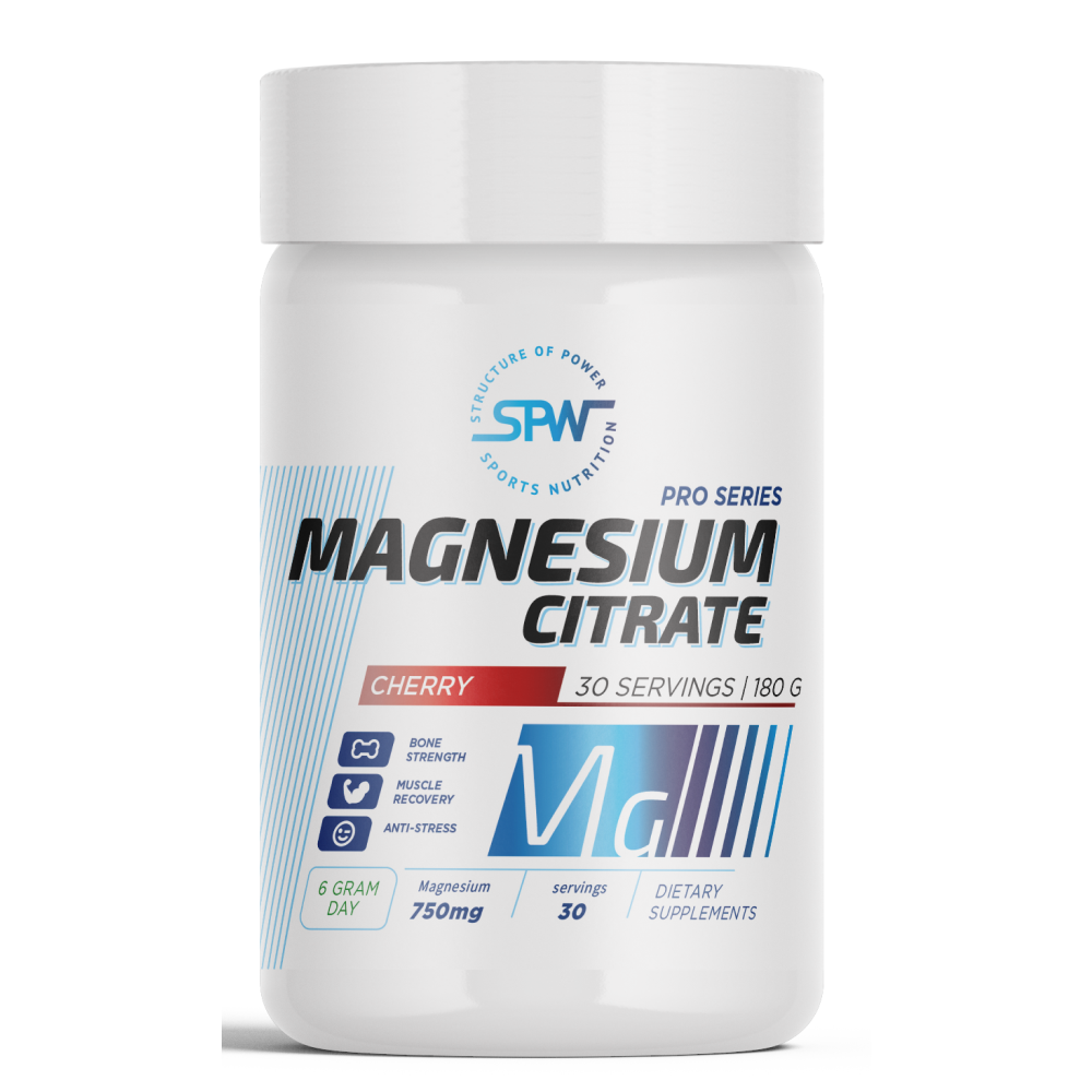 фото Магний цитрат magnesium citrate spw 180 гр. порошок вишня