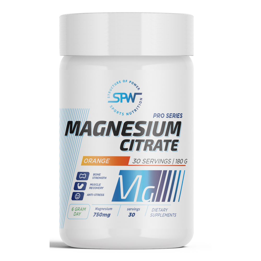 фото Магний цитрат magnesium citrate spw 180 гр. порошок апельсин