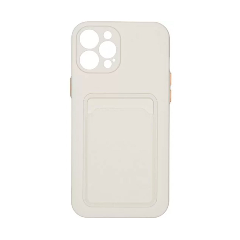 фото Чехол carmega для iphone 12 pro max card white (car-sc-ip12prmxcwh)