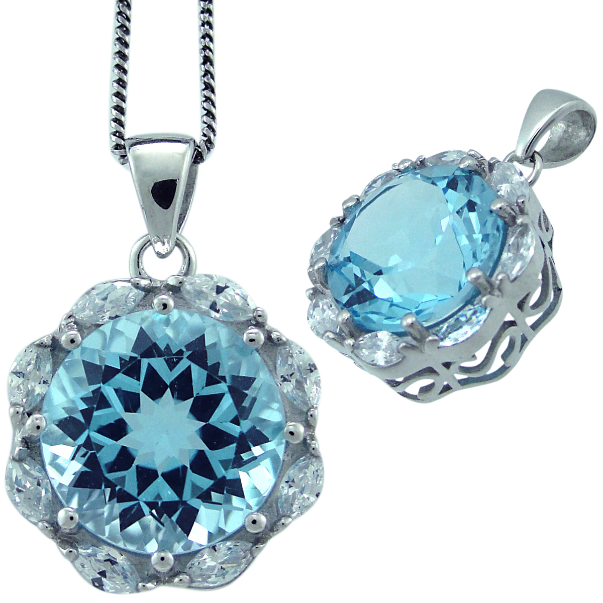 

Кулон из серебра с топазом Balex Jewellery 3405935232, 3405935232