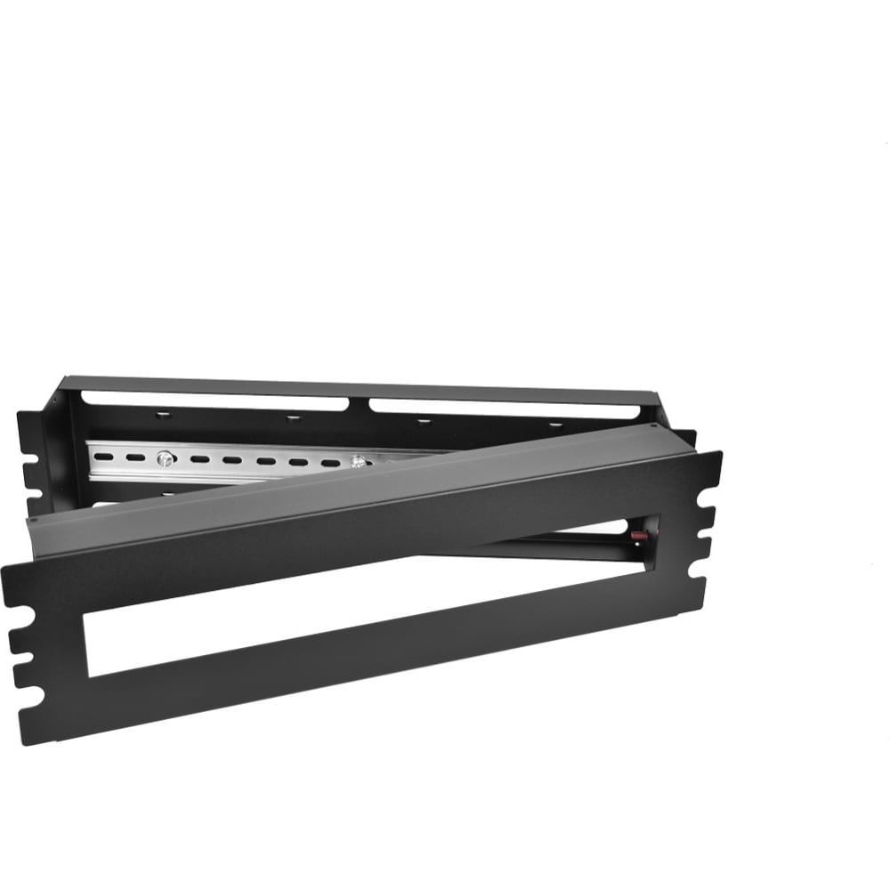 ЦМО 19 панель с DIN-рейкой PS-3U, цвет черный КП-АВ-9005
