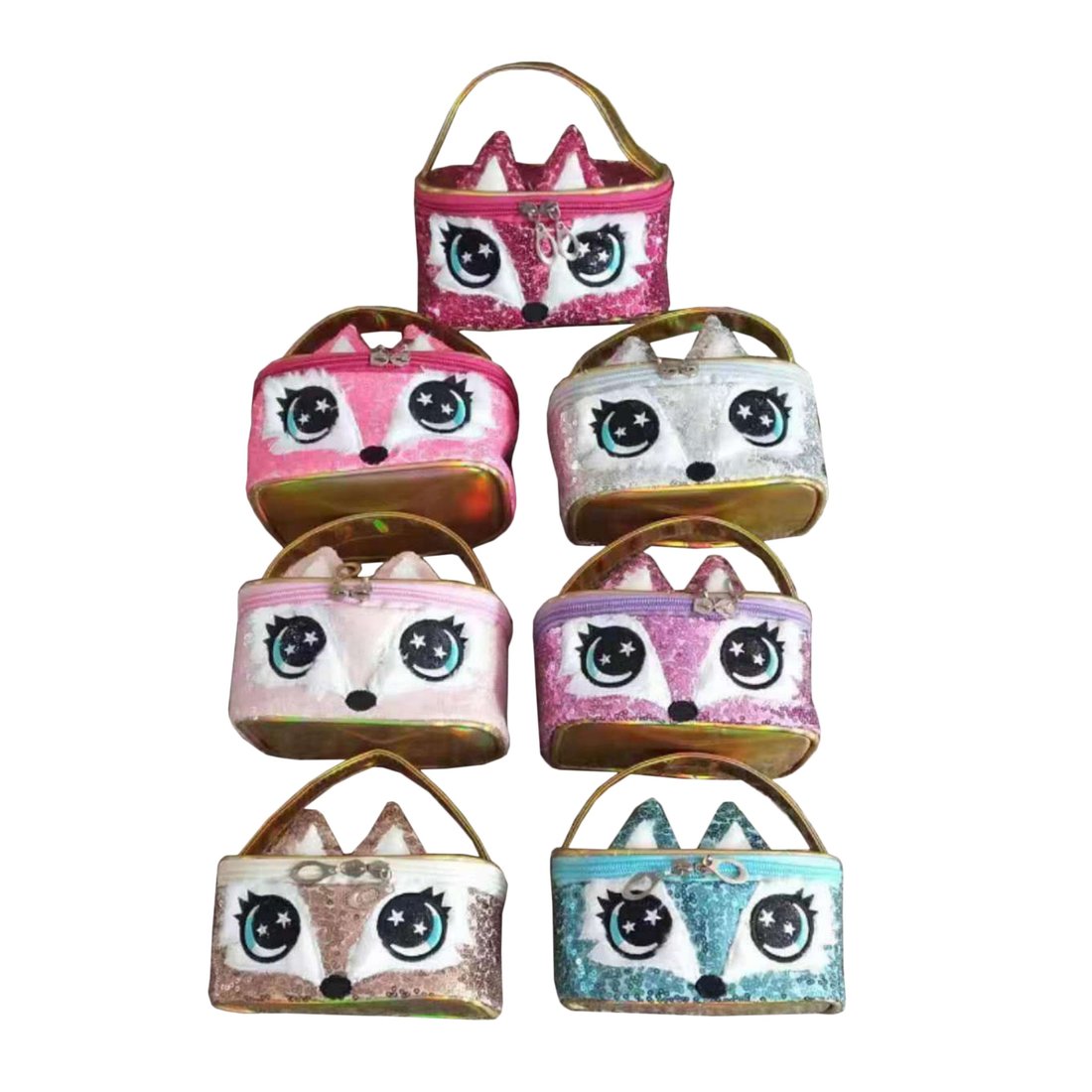 

Наша Игрушка Лисичка, с пайетками, 16*12 см