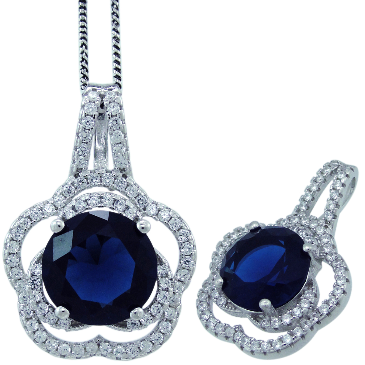 

Кулон из серебра с сапфиром Balex Jewellery 3405937417, 3405937417