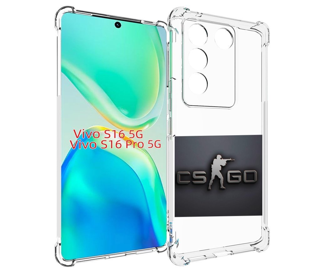 

Чехол MyPads CS go логотип мужской для Vivo S16 5G / S16 Pro 5G / V27 / V27 Pro, Tocco