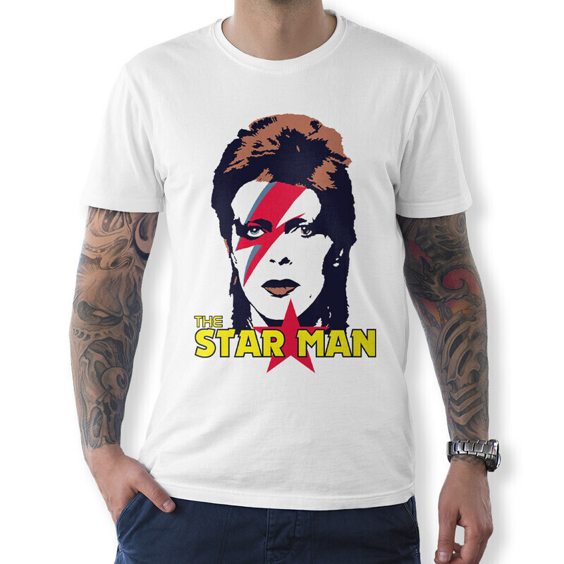 

Футболка мужская Dream Shirts Дэвид Боуи 1000618222 белая S, Дэвид Боуи 1000618222