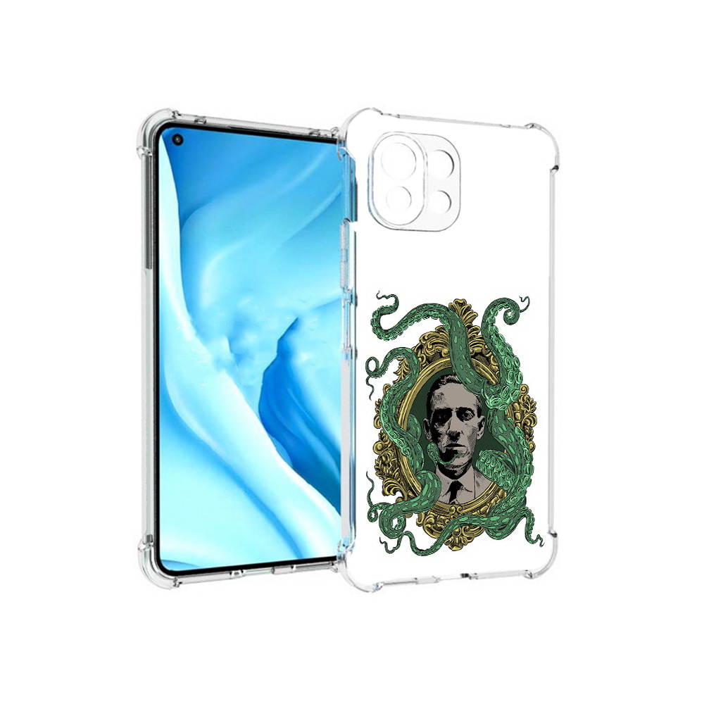 

Чехол MyPads Tocco для Xiaomi Mi 11 Lite портрет с кракеном (PT159462.256.552), Прозрачный, Tocco