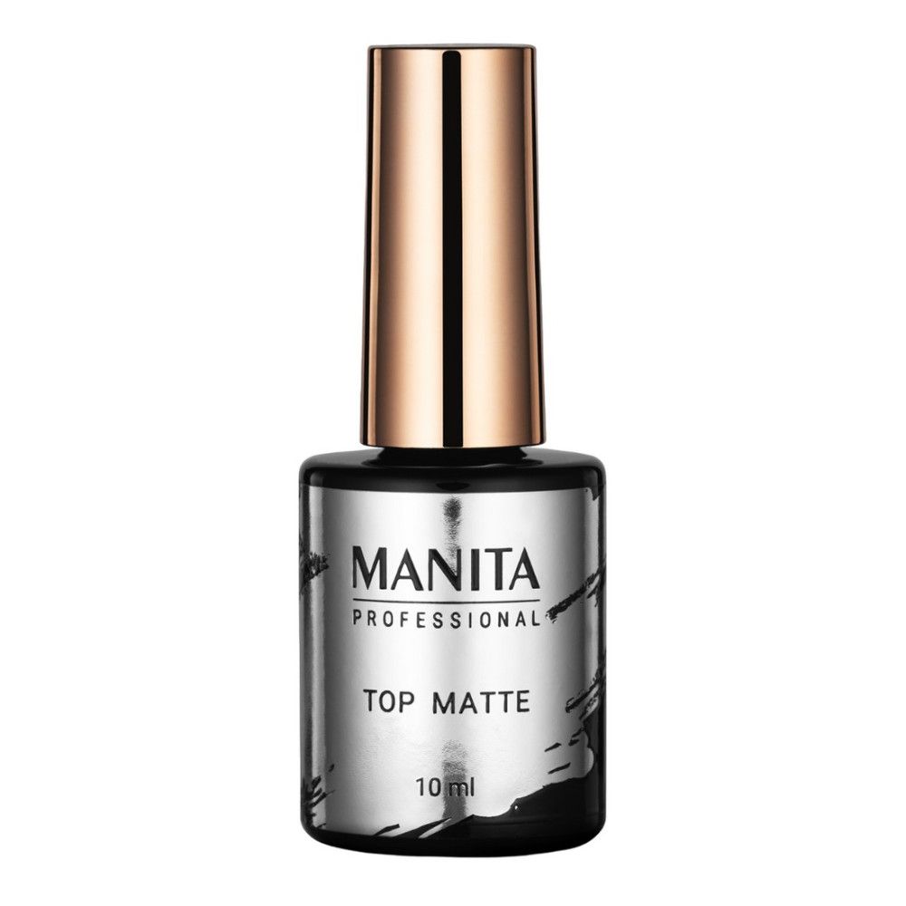 Топ для гель-лака матовый Top Matte MANITA 10мл manita топ каучуковый для гель лака top rubber 10