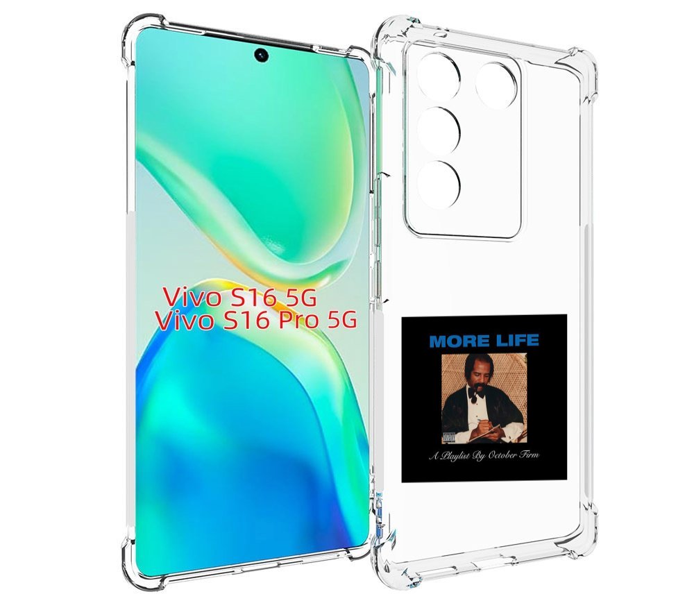 

Чехол MyPads Drake - More Life для Vivo S16 5G / S16 Pro 5G / V27 / V27 Pro, Tocco