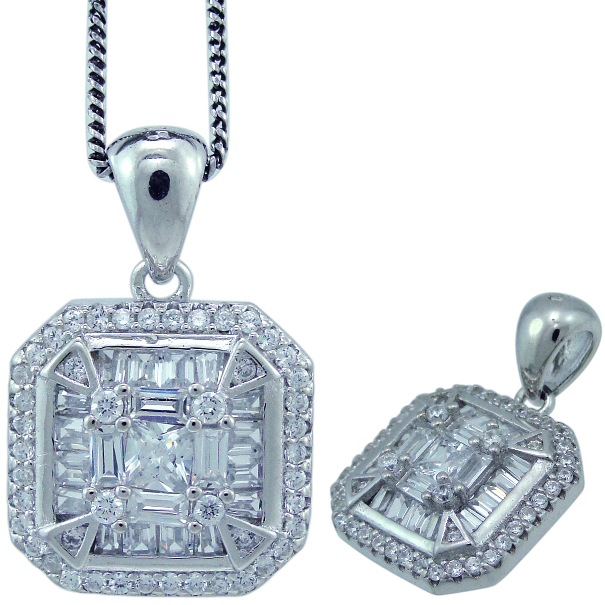 

Кулон из серебра с фианитом Balex Jewellery 3405937432, 3405937432