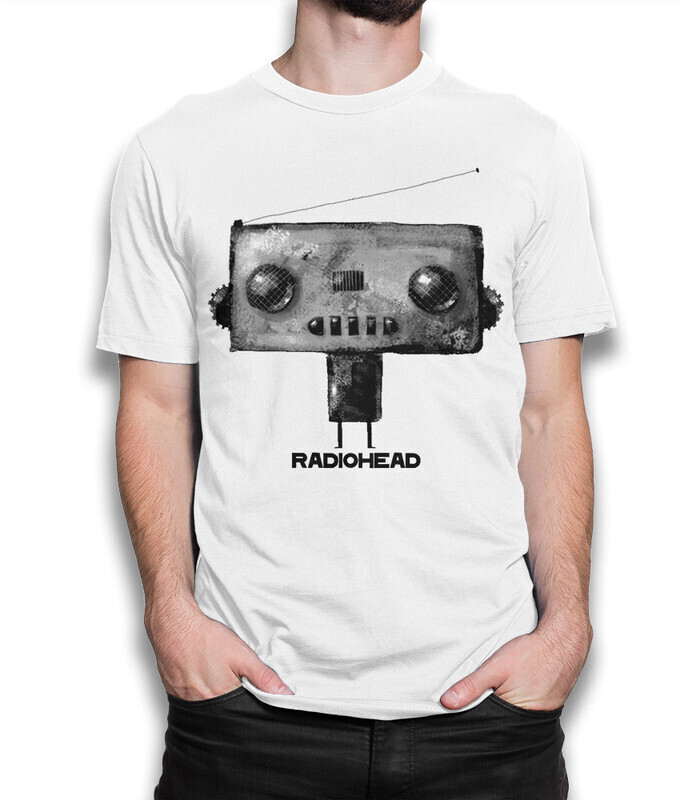 фото Футболка мужская dream shirts radiohead 1000620222 белая m