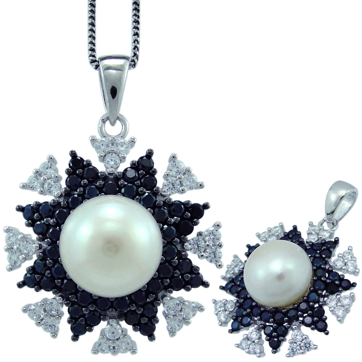 

Кулон из серебра Balex Jewellery 3405937434, жемчуг культивированный/фианит, 3405937434