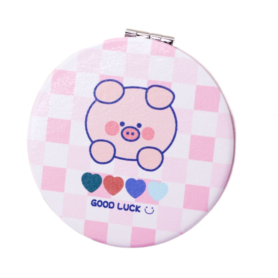 

Зеркало Good luck pig розовый, Good luck pig