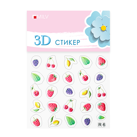 фото 3d-cтикер milv r06