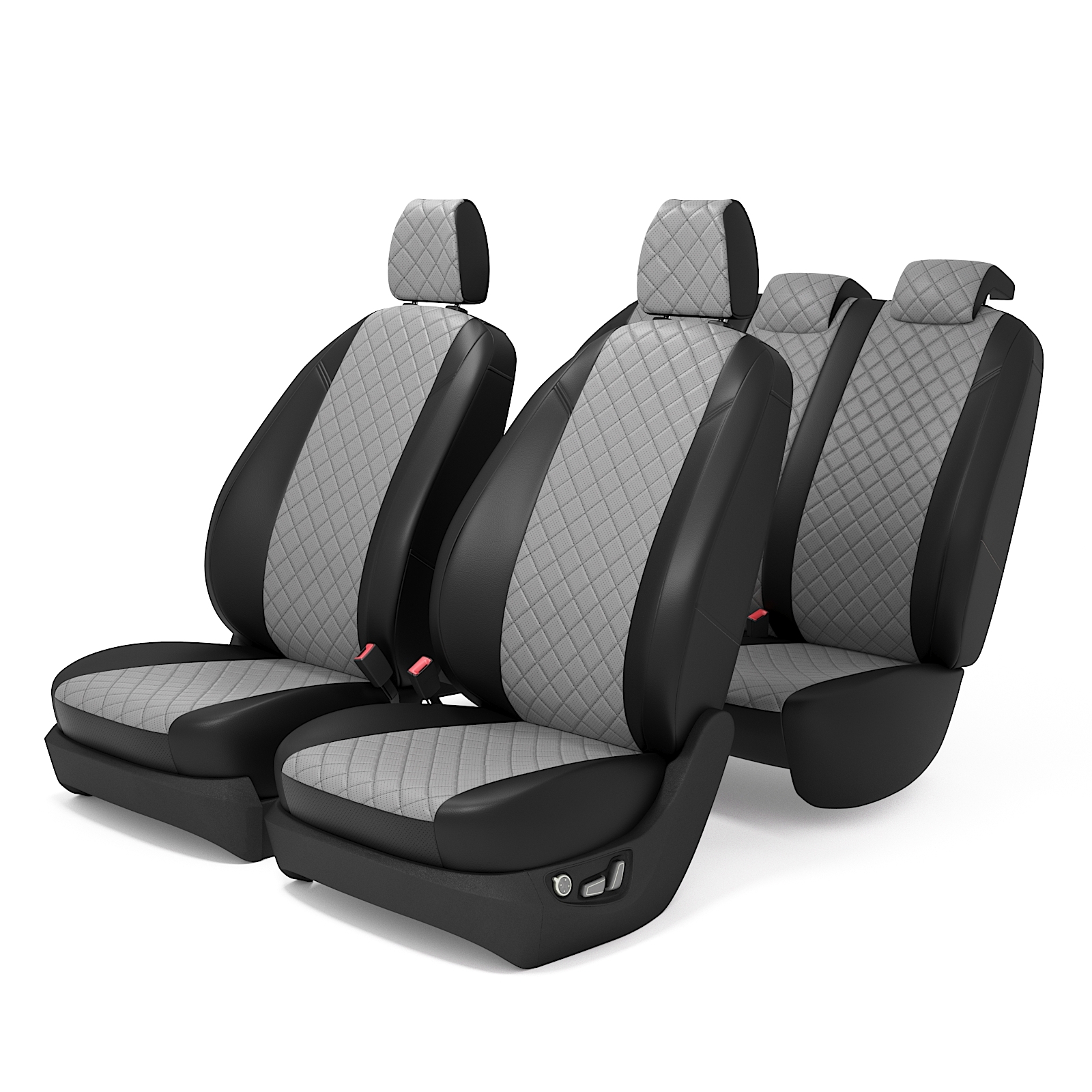 

Чехлы на сиденья Рено Кангу 2 с 2008 по 2021 год,, PKangoo22sit08