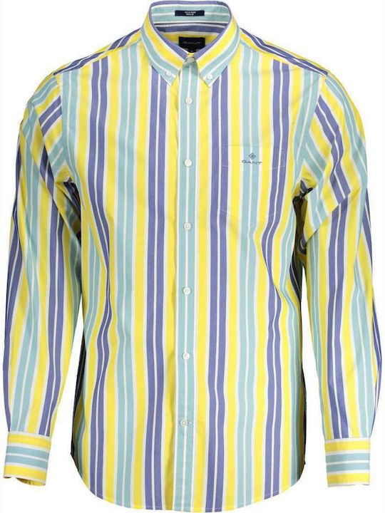 

Рубашка мужская GANT 3025530 желтая 4XL, Желтый, 3025530