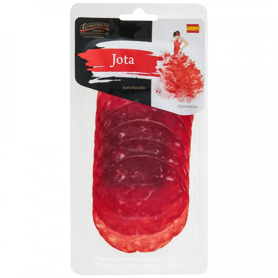 

Пастрами сырокопченая Егорьевская колбасно-гастрономическая фабрика Jota нарезка 70 г