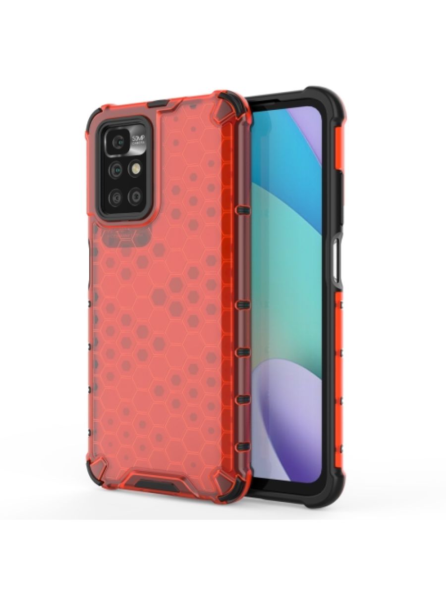 

Brodef Combee Противоударный чехол для Xiaomi Redmi 10/10 Prime Красный