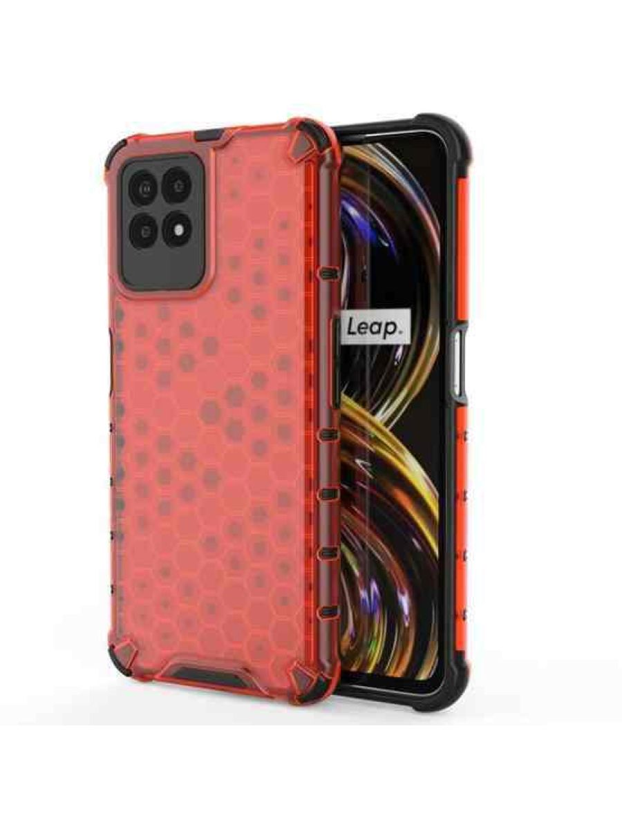 

Brodef Combee Противоударный чехол для Realme 8i Красный