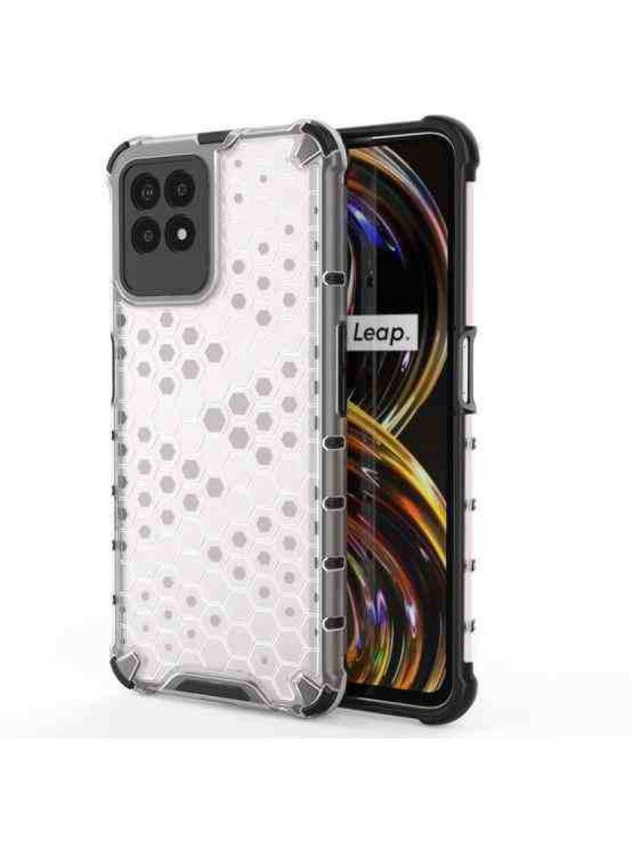 

Brodef Combee Противоударный чехол для Realme 8i Прозрачный