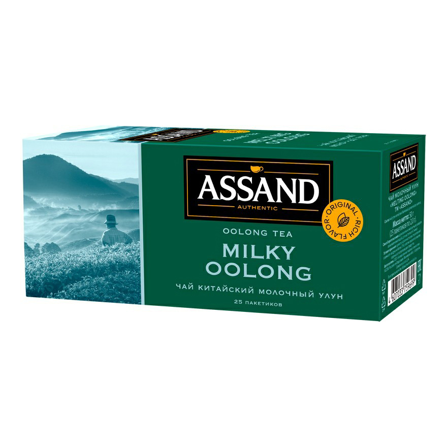 Чай зеленый Assand Milky Oolong Молочный улун в пакетиках 2 г х 25 шт