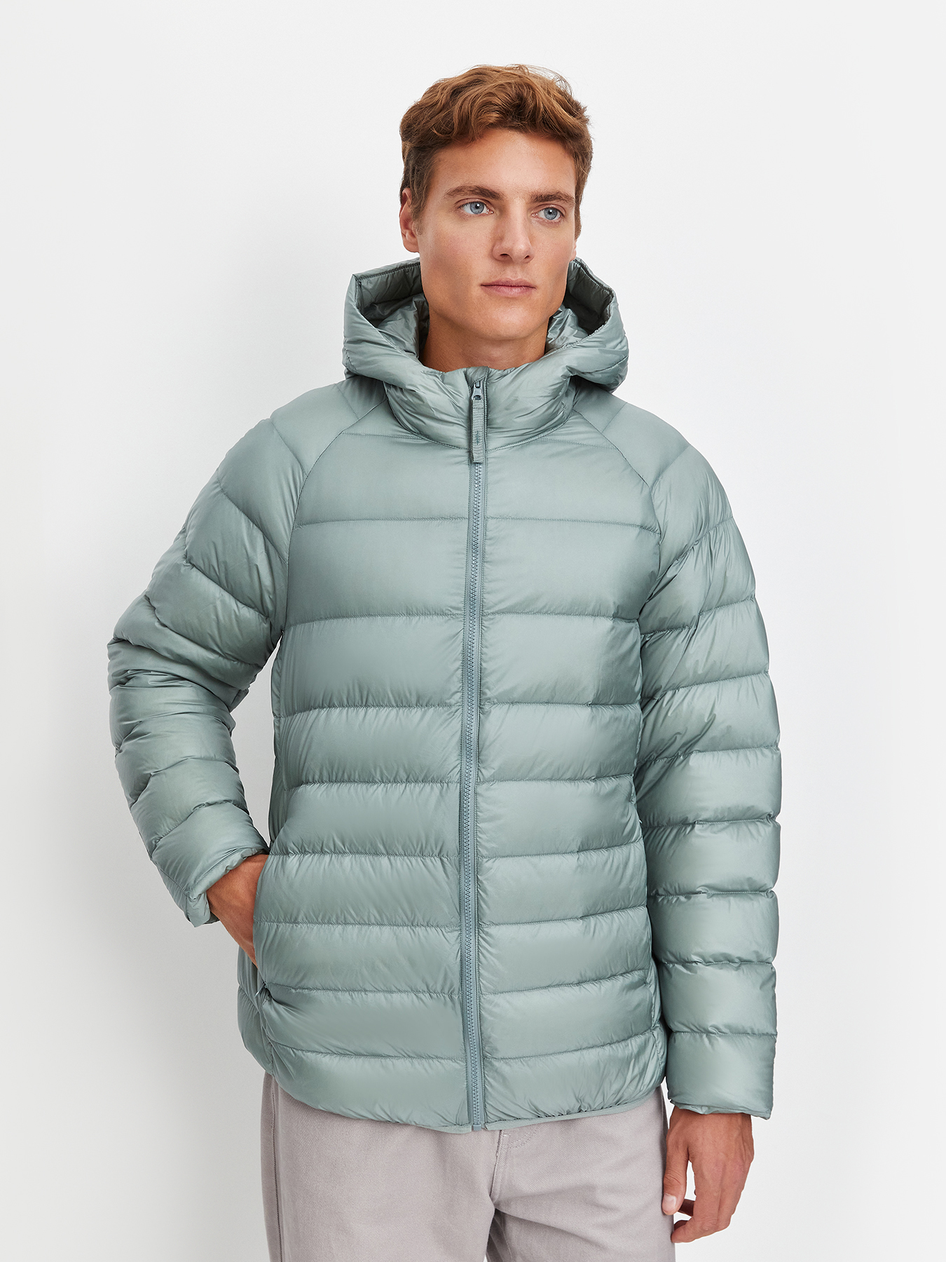 

Куртка мужская Just Clothes 443518 зеленая 50 RU, Зеленый, 443518