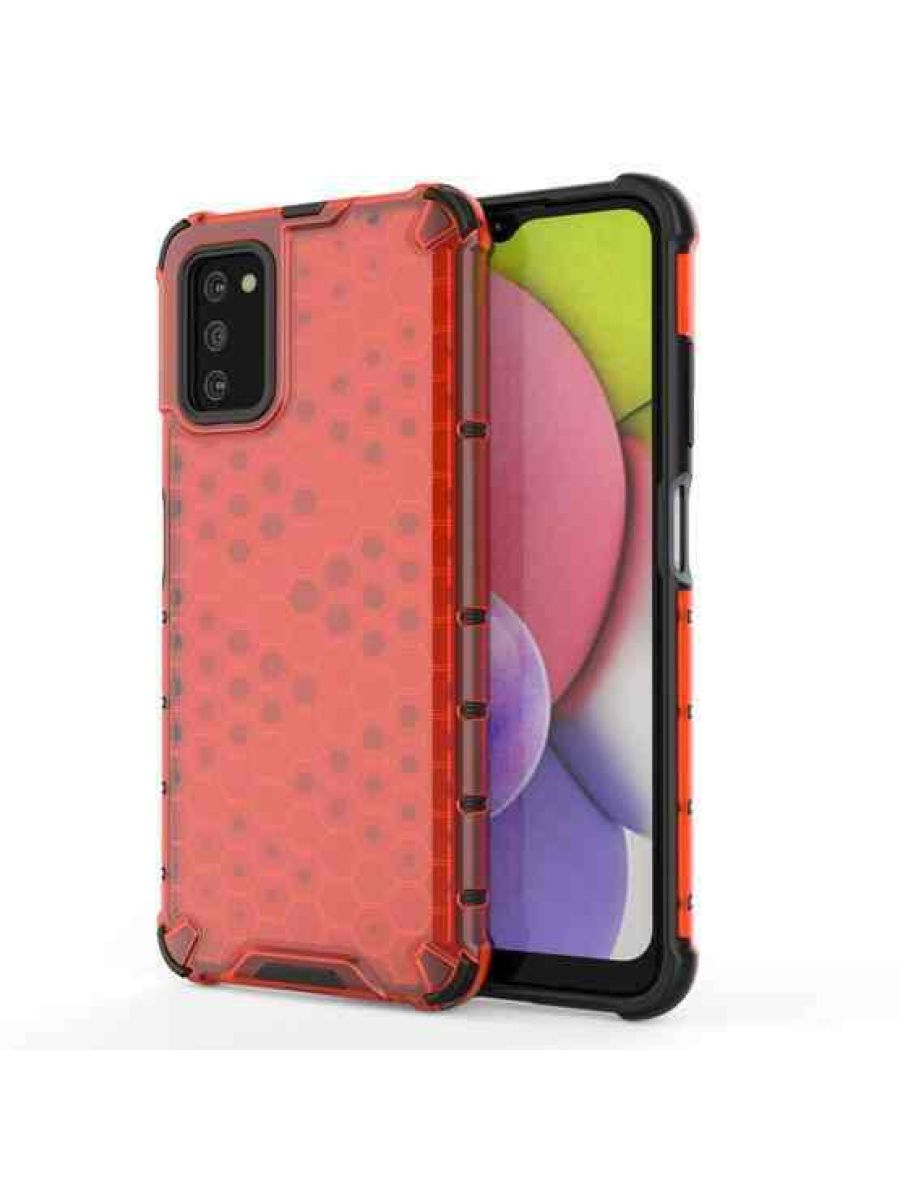 

Brodef Combee Противоударный чехол для Samsung Galaxy A03s Красный
